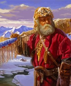 Mountain Men Art Illustration Diamond Paintings