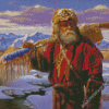 Mountain Men Art Illustration Diamond Paintings