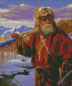 Mountain Men Art Illustration Diamond Paintings