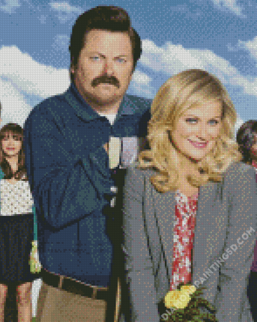 Parks Recreation Reunion Diamond Paintings