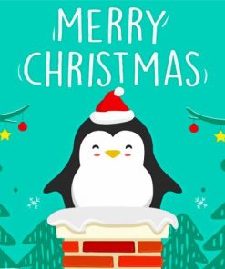 Penguin Christmas Diamond Paintings