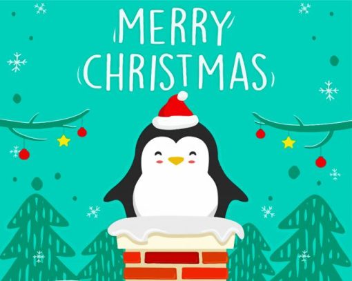 Penguin Christmas Diamond Paintings