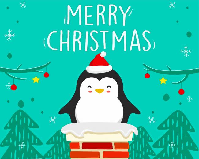 Penguin Christmas Diamond Paintings