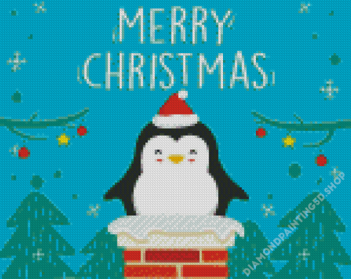 Penguin Christmas Diamond Paintings