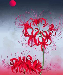 Red Spider Lilies Diamond Paintings