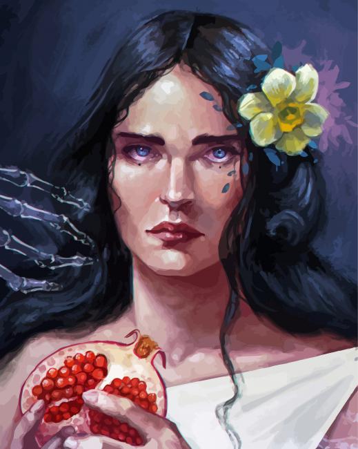 Sad Persephone Diamond Paintings