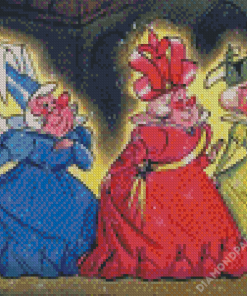 Sleeping Beauty Fairies Diamond Paintings