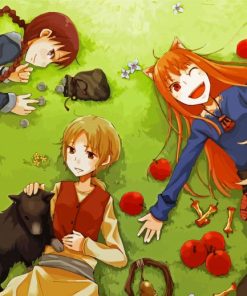 Spice And Wolf Characters Diamond Paintings