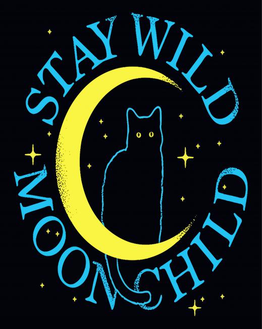 Stay Wild Moon Child Diamond Paintings