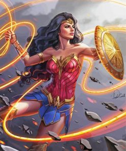 Superhero Wonder Woman Diamond Paintings