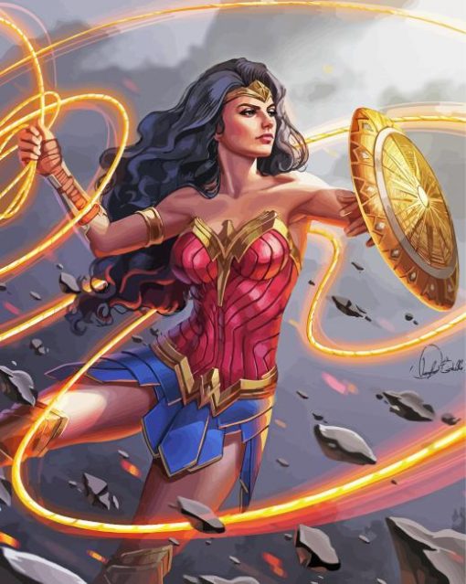 Superhero Wonder Woman Diamond Paintings