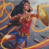 Superhero Wonder Woman Diamond Paintings