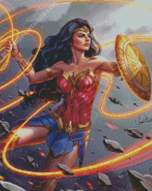 Superhero Wonder Woman Diamond Paintings