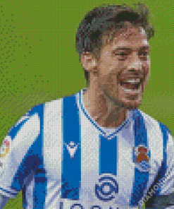 The Footballer David Silva Diamond Paintings