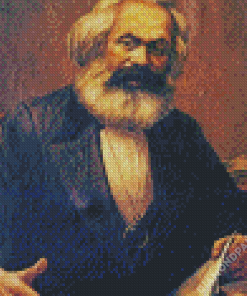 Vintage Karl Marx Diamond Paintings