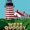 West Quoddy Head Lighthouse Poster Diamond Paintings