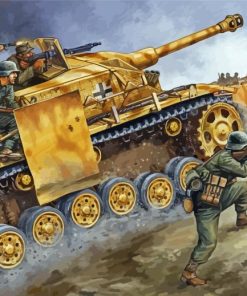 WW2 Tank Diamond Paintings