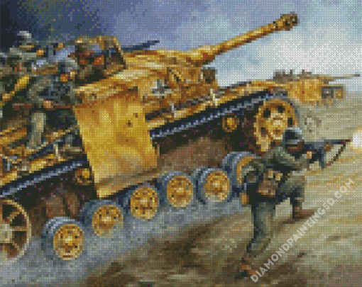 WW2 Tank Diamond Paintings