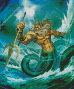 Aesthetic King Neptune Diamond Paintings