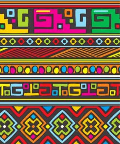 African Abstract Tribal Diamond Paintings