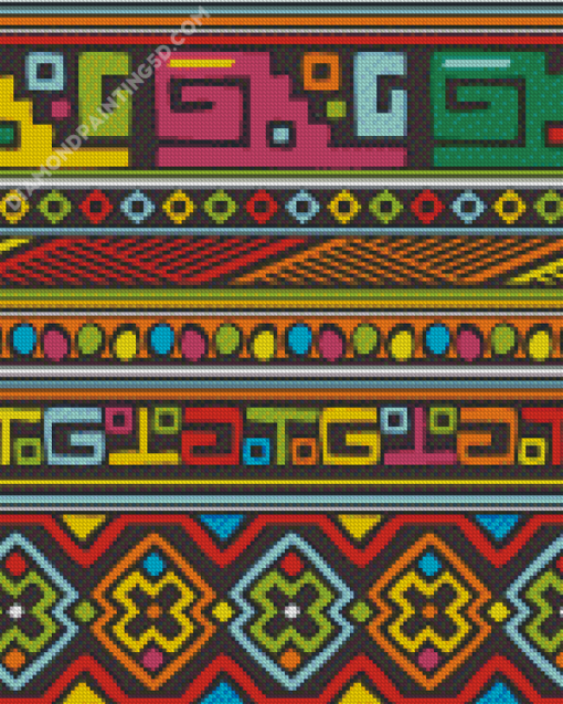 African Abstract Tribal Diamond Paintings