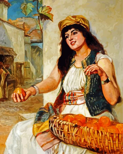 Algerian Girl Diamond Paintings