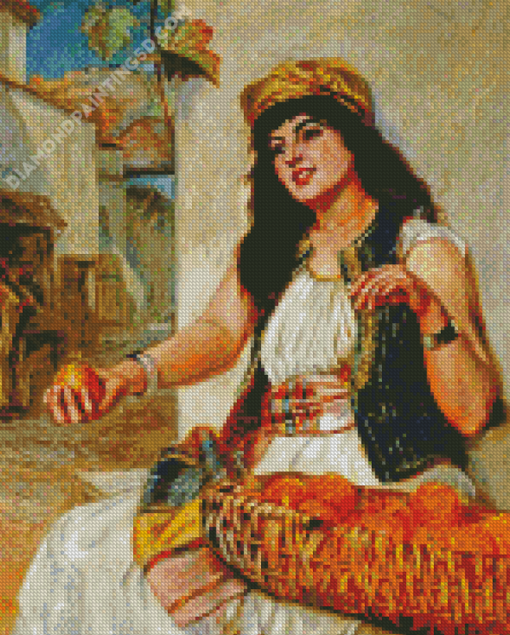 Algerian Girl Diamond Paintings