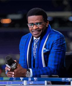 American Sports Commentator Michael Irvin Diamond Paintings