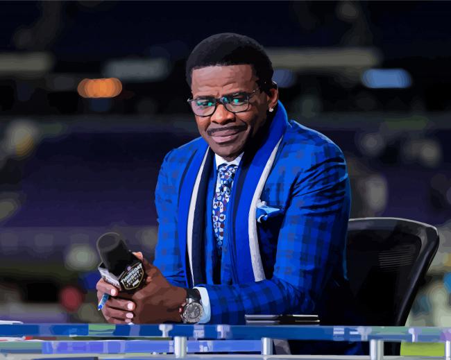 American Sports Commentator Michael Irvin Diamond Paintings