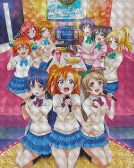 Anime Love Live School Idol Project Diamond Paintings