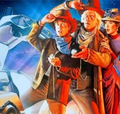 Back To The Future Characters Diamond Paintings