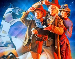 Back To The Future Characters Diamond Paintings