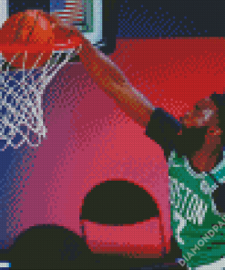 Basketball Player Jaylen Brown Dunk Diamond Paintings