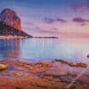 Beautiful View Of Calpe Beach Diamond Paintings