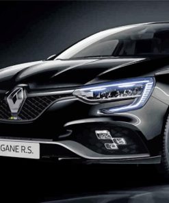 Black Renault Megane Car Diamond Paintings