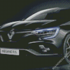 Black Renault Megane Car Diamond Paintings