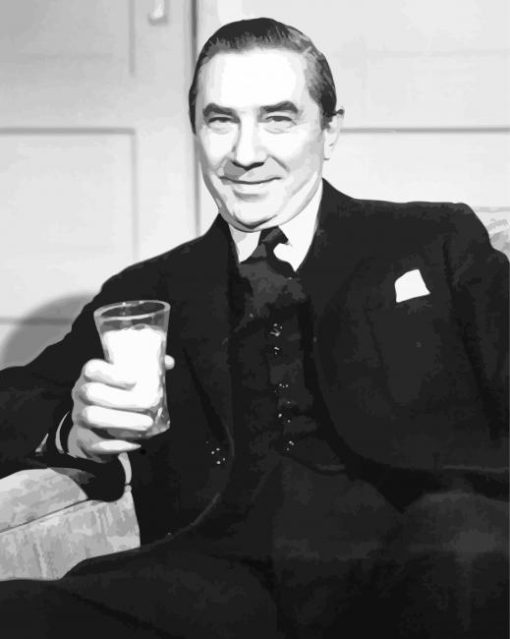 Black And White Actor Bela Lugosi Diamond Paintings