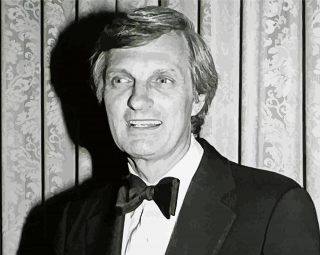 Black And White Alan Alda Diamond Paintings