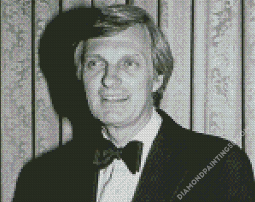 Black And White Alan Alda Diamond Paintings