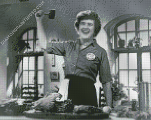 Black And White Julia Child Diamond Paintings