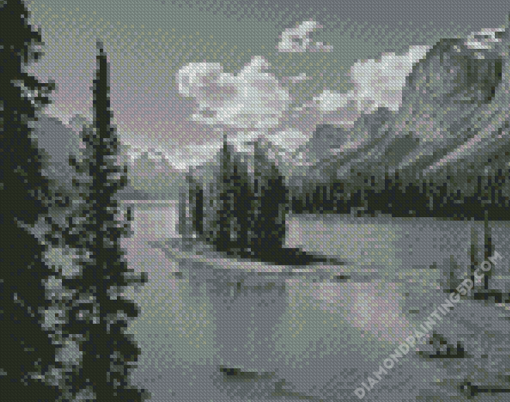 Black And White Landscape Diamond Paintings