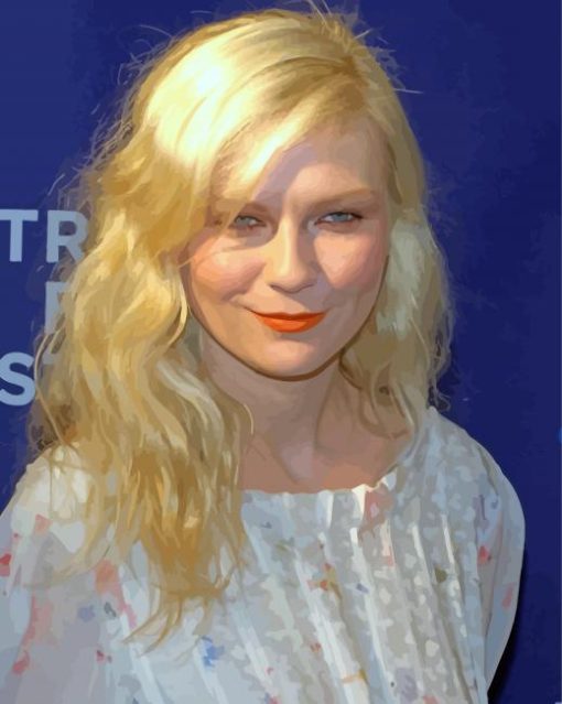 Blond Kirsten Dunst Diamond Paintings