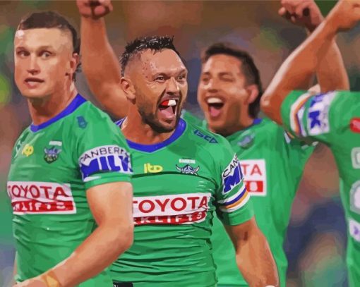 Canberra Raiders NRL Diamond Paintings