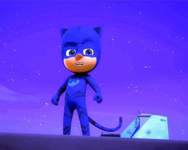 Catboy Pj Masks Hero Diamond Paintings