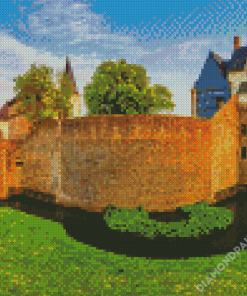 Chateau Des Ducs De Bretagne Nantes Diamond Paintings