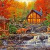 Chuck Pinson Deer Landscape Diamond Paintings