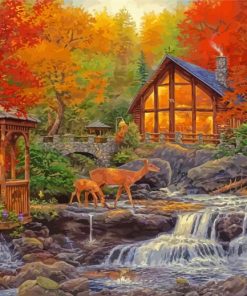 Chuck Pinson Deer Landscape Diamond Paintings