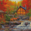 Chuck Pinson Deer Landscape Diamond Paintings