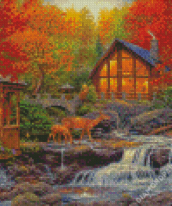 Chuck Pinson Deer Landscape Diamond Paintings