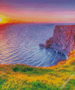 Cliffs of Moher At Sunset Diamond Paintings